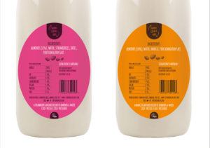 Our Almond Nulk needs new labels and logo as good as the product itself - the ultimate nut milk | Design Emballage par Channel Studio