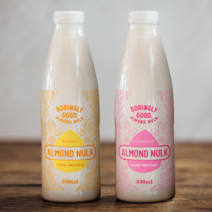 Our Almond Nulk needs new labels and logo as good as the product itself - the ultimate nut milk | Design Emballage par Trang cyp