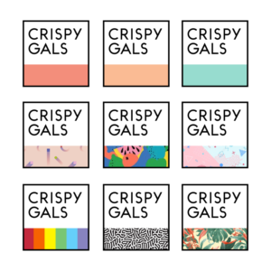 Logo Design by Love Buzz for Crispy gals  | Design: #18090616