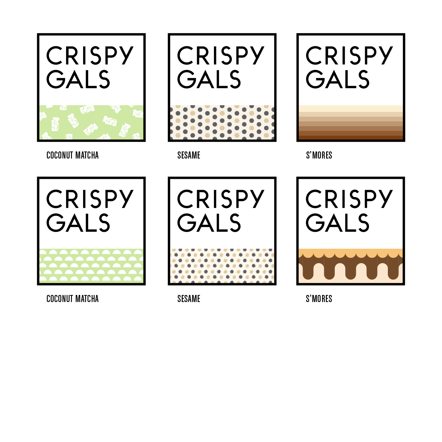 Logo Design by Love Buzz for Crispy gals  | Design: #18148476