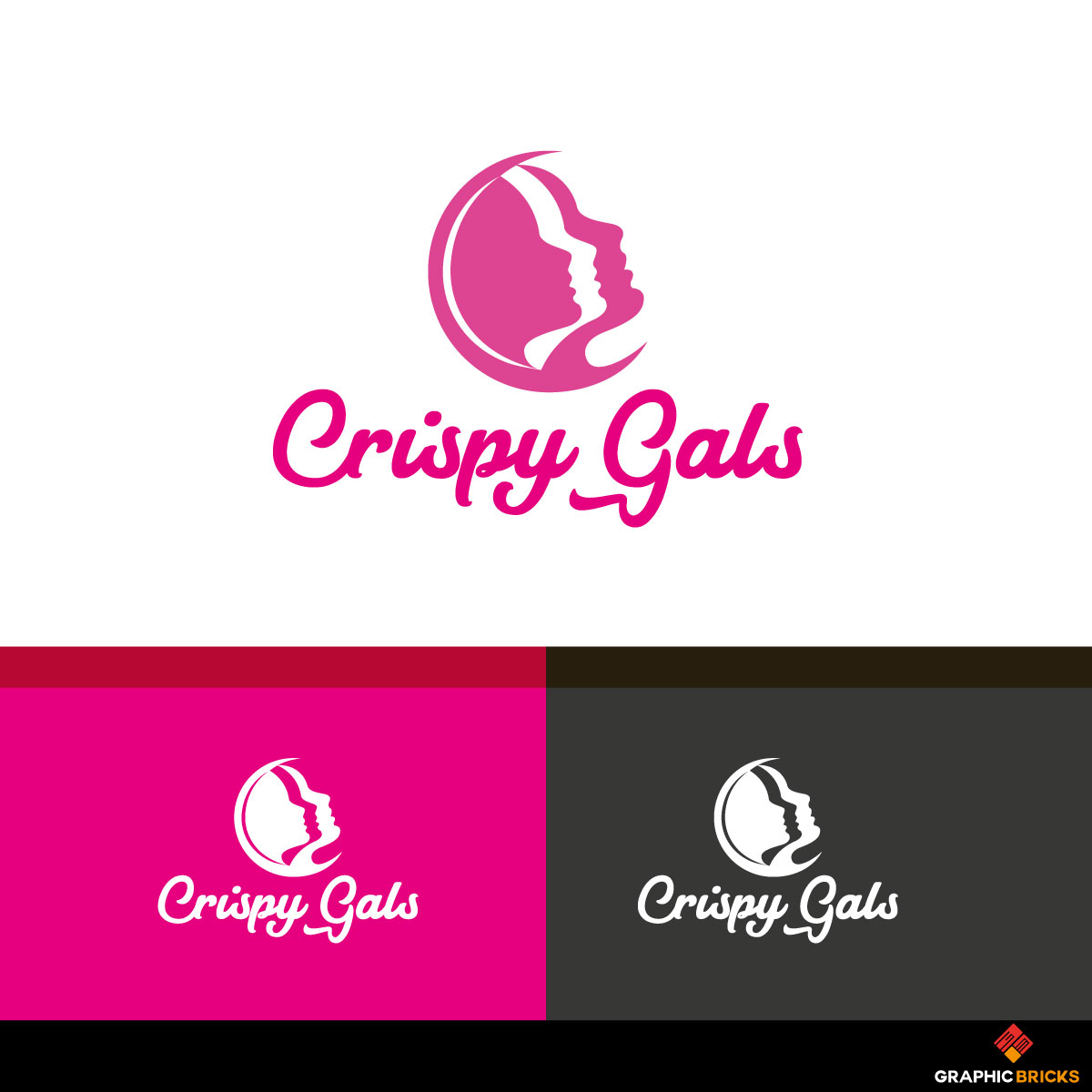 Diseño de Logo por Graphic Bricks para Crispy gals  | Diseño #18039832