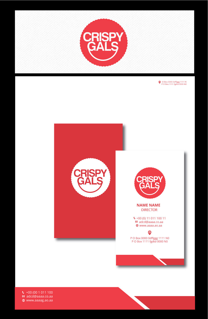 Logo Design by zebronicgraphic for Crispy gals  | Design #18052972