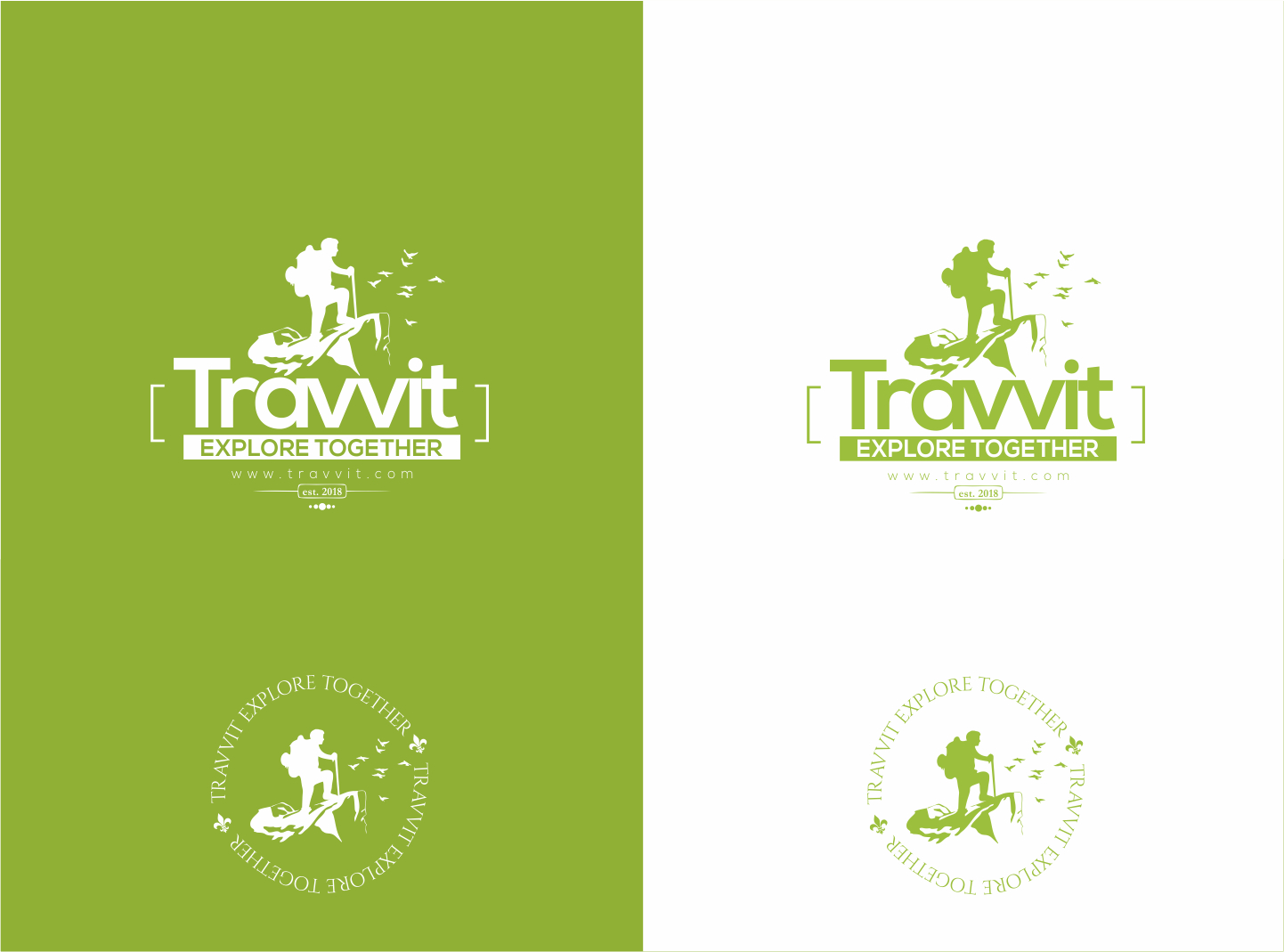 Logo Design by nikkiblue for Travvit.com | Design #17919166
