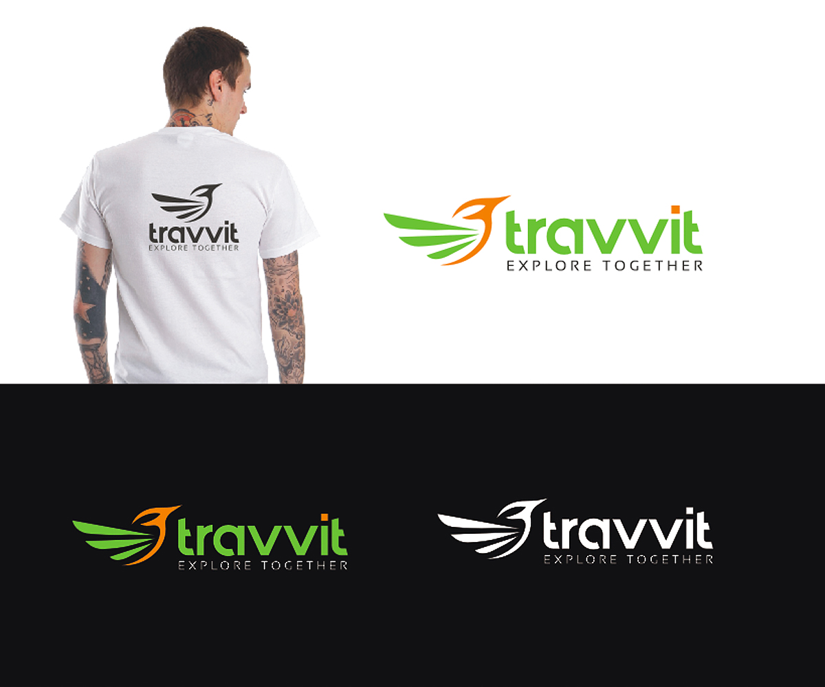 Logo Design by Vishak vasu for Travvit.com | Design #17928257