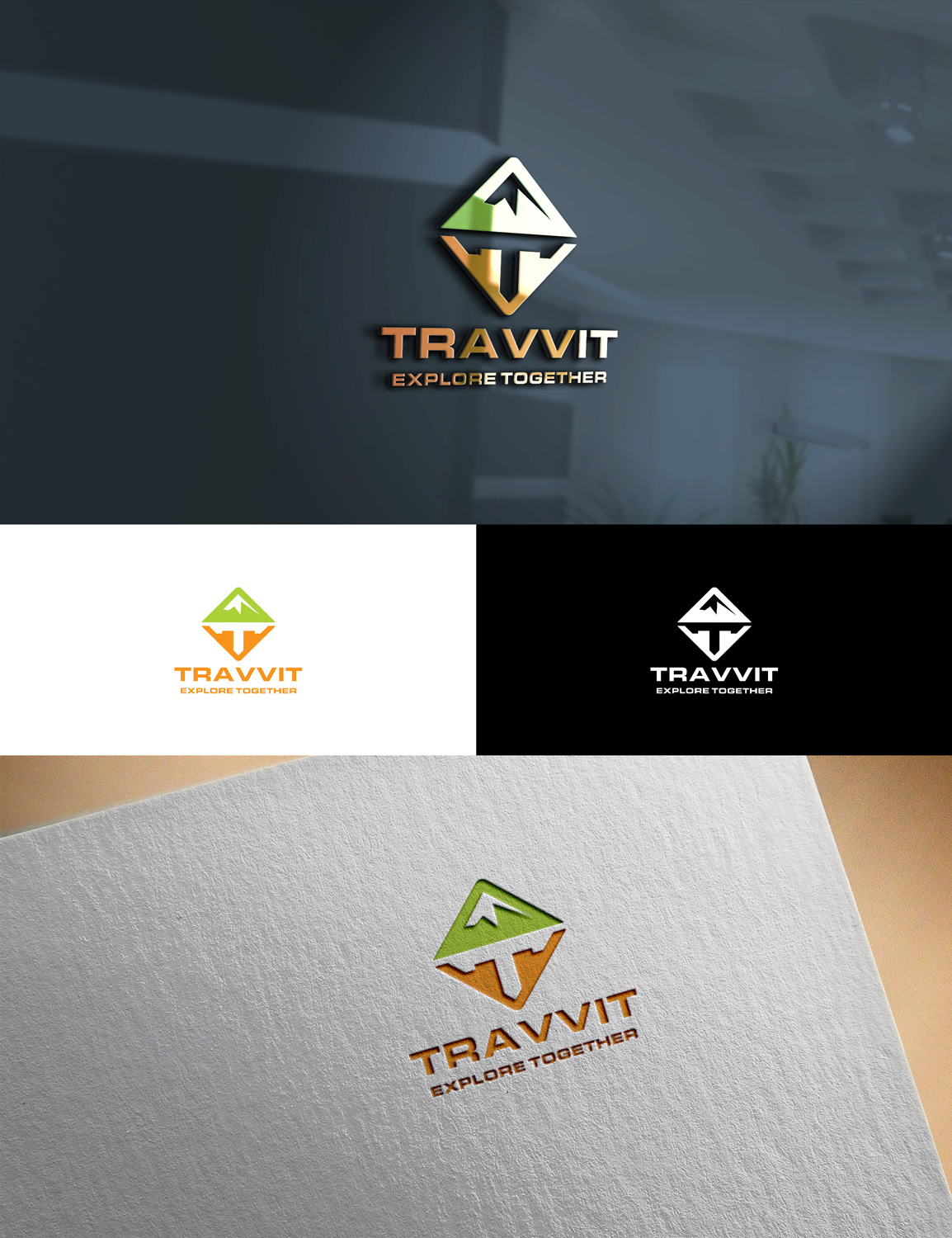 Logo Design by Kejo87 for Travvit.com | Design #17926963
