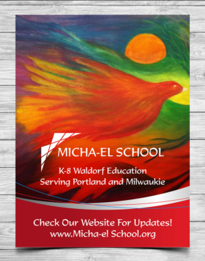 Non Profit Waldorf School serving Kindergarten through 8th grade looking to have yard signs made adv | Advertisement Design by ecorokerz