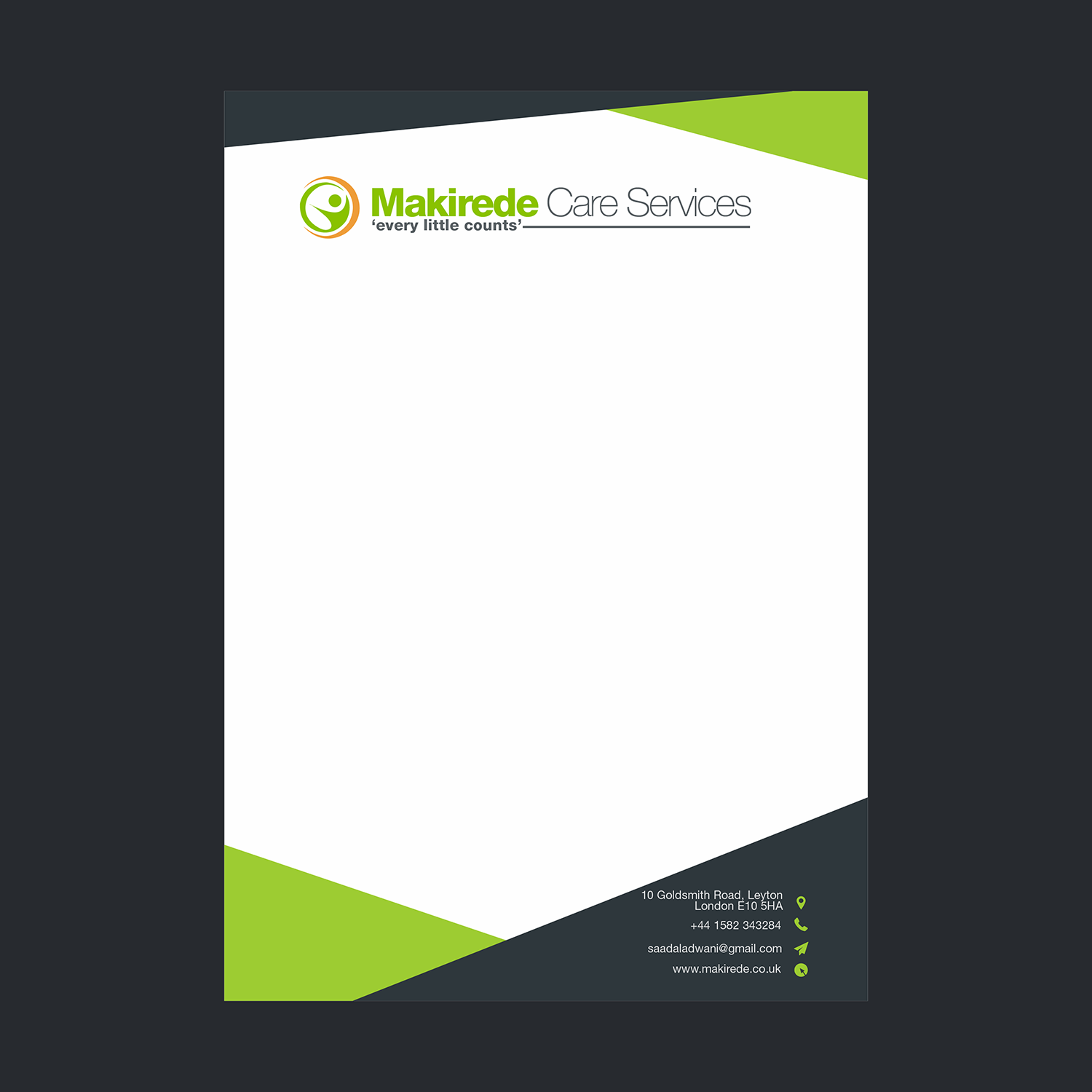 Letterhead Design by nextconcept for Makirede | Design #17926845
