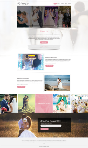 wedding photography website for top wedding photographer | Web Design by Kingdom Vision