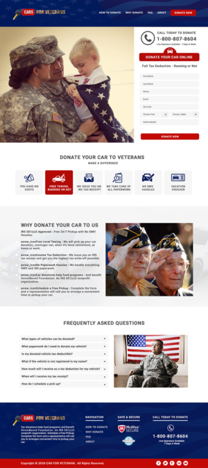 Website Design for Car Donations | Web Design by bdesigner9