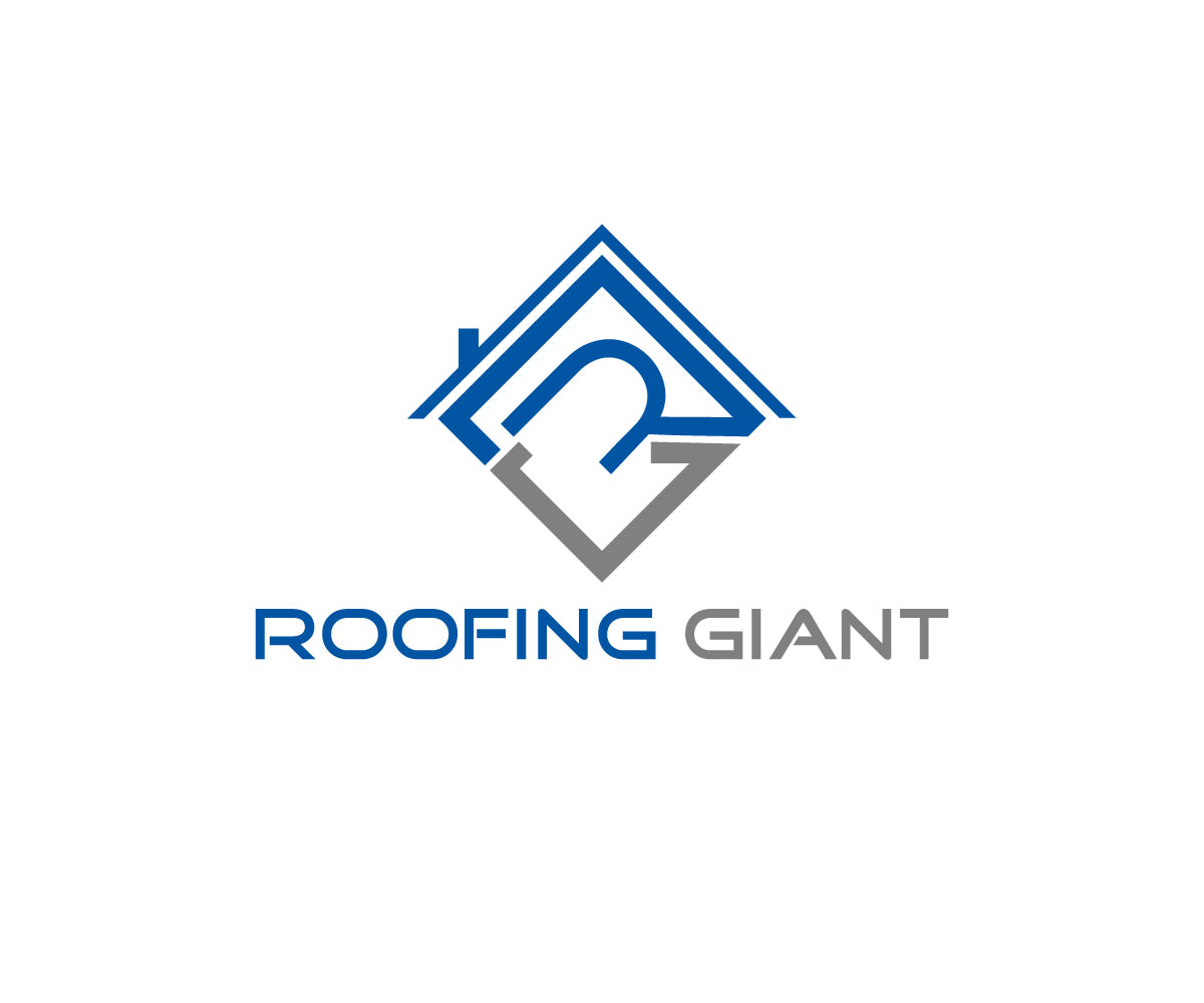 modern professional roofing logo design for the roof giant by