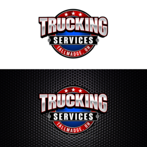 RE Trucking Services Tallmadge, Oh  | Diseño de Logo por lightning.1972