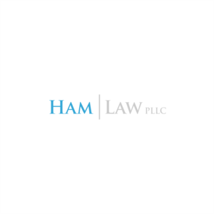 part of all of the name: Ham Law PLLC | Logo Design by kenthuz