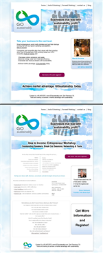Web Design by LFS Designs for GOsustainably | Design #47951