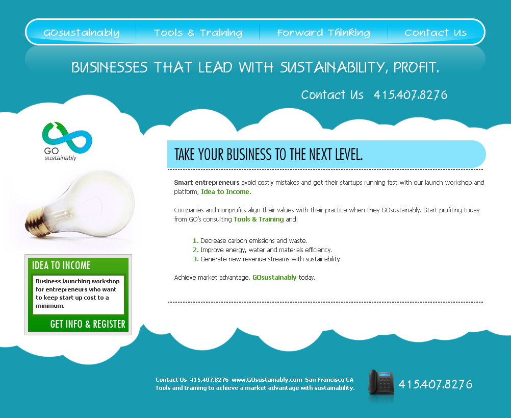 Web Design par Expert Designer pour GOsustainably | Design #48041