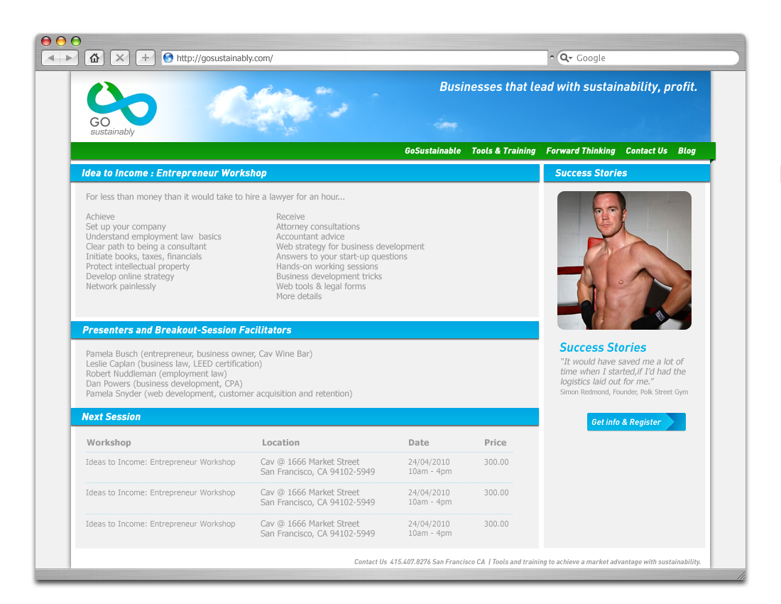 Web Design par The Measure pour GOsustainably | Design #48021
