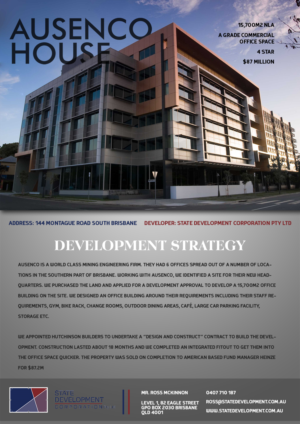 Flyer Design by Glenn Ayap for state development corporation pty ltd | Design: #17970081