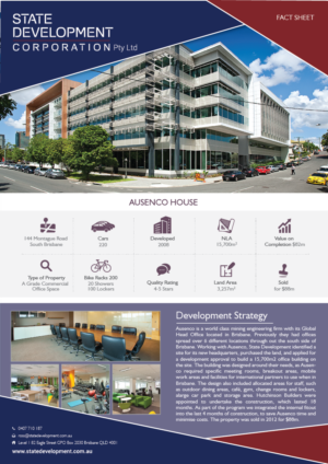 Diseño de Flyer por alex989 para state development corporation pty ltd | Diseño: #18109974
