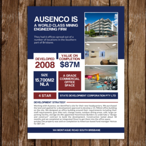 Diseño de Flyer por TuktukiShree para state development corporation pty ltd | Diseño #17947296