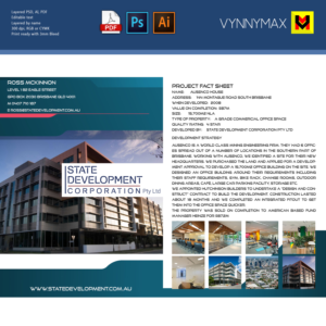 Diseño de Flyer por VynnyMax para state development corporation pty ltd | Diseño #18044455