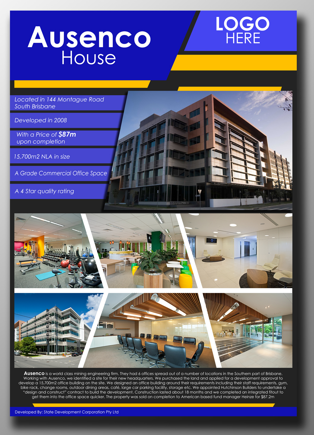 Design de Flyer par Glenn 3 pour state development corporation pty ltd | Design #17939118