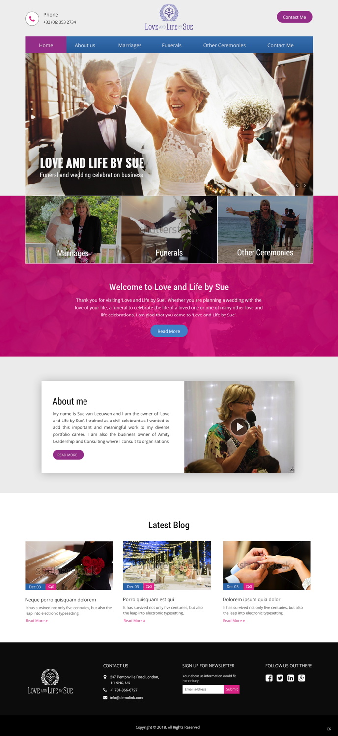 Web Design by pb for Amity Leadership and Consulting  | Design #17947151