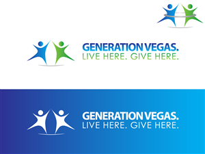 Generation Vegas. Live here. Give here. | Logo Design by sofyanhadi
