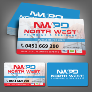Diseño de Tarjeta de Presentación por adiazudin para North West Plumbing & Drainage Pty Ltd | Diseño: #17929147
