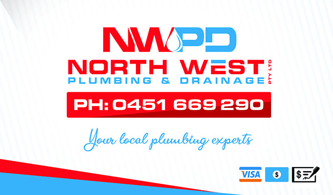 Visitenkarten-Design von Randy für North West Plumbing & Drainage Pty Ltd | Design #17925382