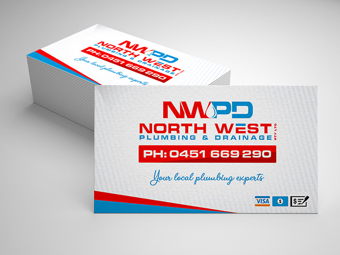 Business Card Design by Randy for North West Plumbing & Drainage Pty Ltd | Design #17925383
