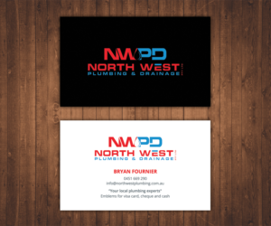 Diseño de Tarjeta de Presentación por Stylez Designz para North West Plumbing & Drainage Pty Ltd | Diseño: #17929623