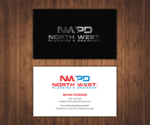 Diseño de Tarjeta de Presentación por Stylez Designz para North West Plumbing & Drainage Pty Ltd | Diseño: #17929626