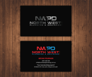 Diseño de Tarjeta de Presentación por Stylez Designz para North West Plumbing & Drainage Pty Ltd | Diseño: #17929627