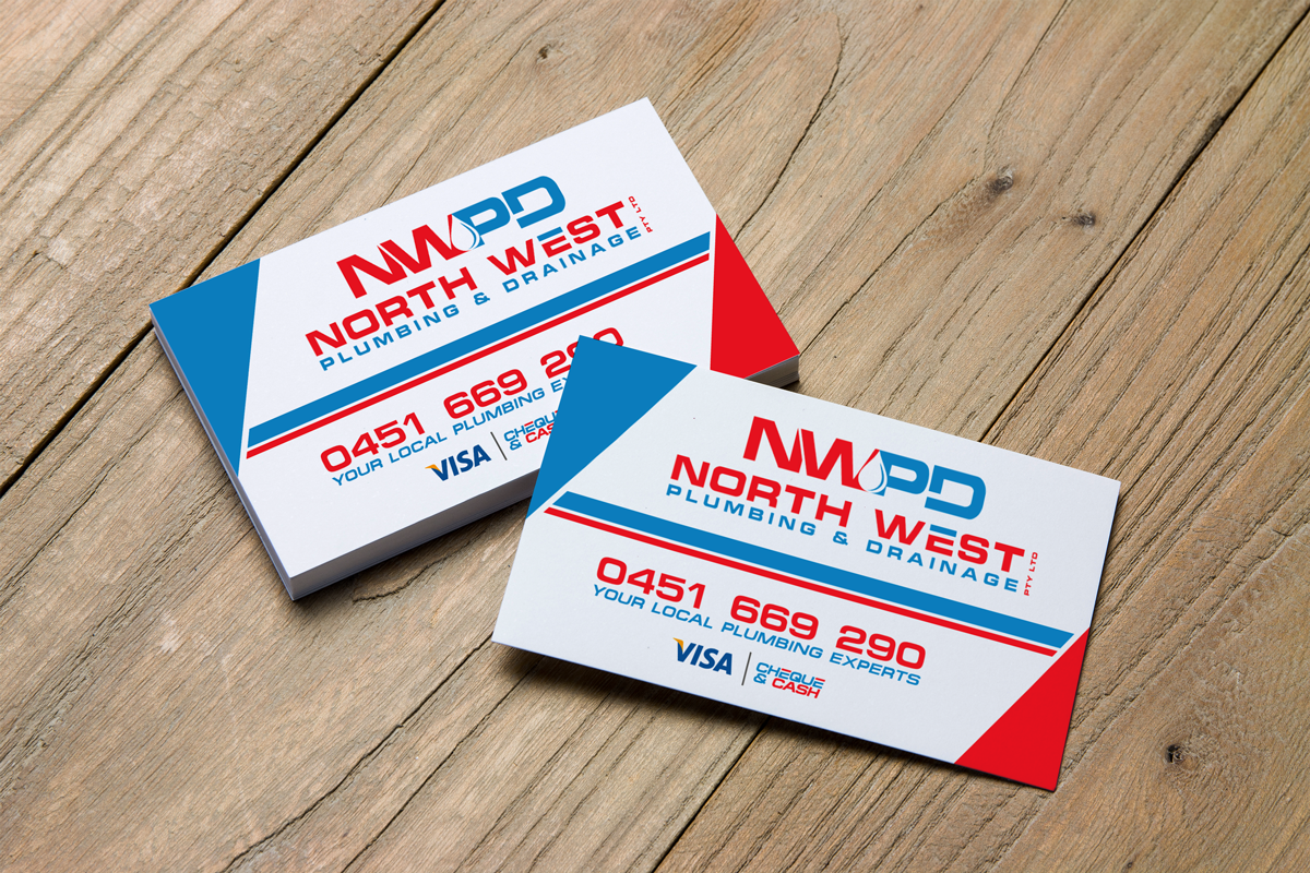 Business Card Design by JK18 for North West Plumbing & Drainage Pty Ltd | Design #17927066