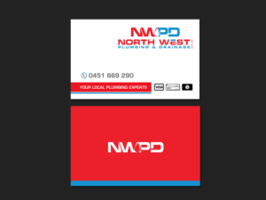 Business Card Design by Creations Box 2015 for North West Plumbing & Drainage Pty Ltd | Design: #17925652