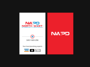 Business Card Design by Creations Box 2015 for North West Plumbing & Drainage Pty Ltd | Design: #17930543