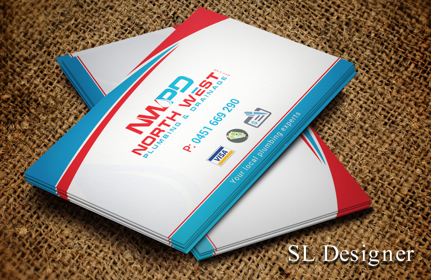 Visitenkarten-Design von SL Designer für North West Plumbing & Drainage Pty Ltd | Design #17929931