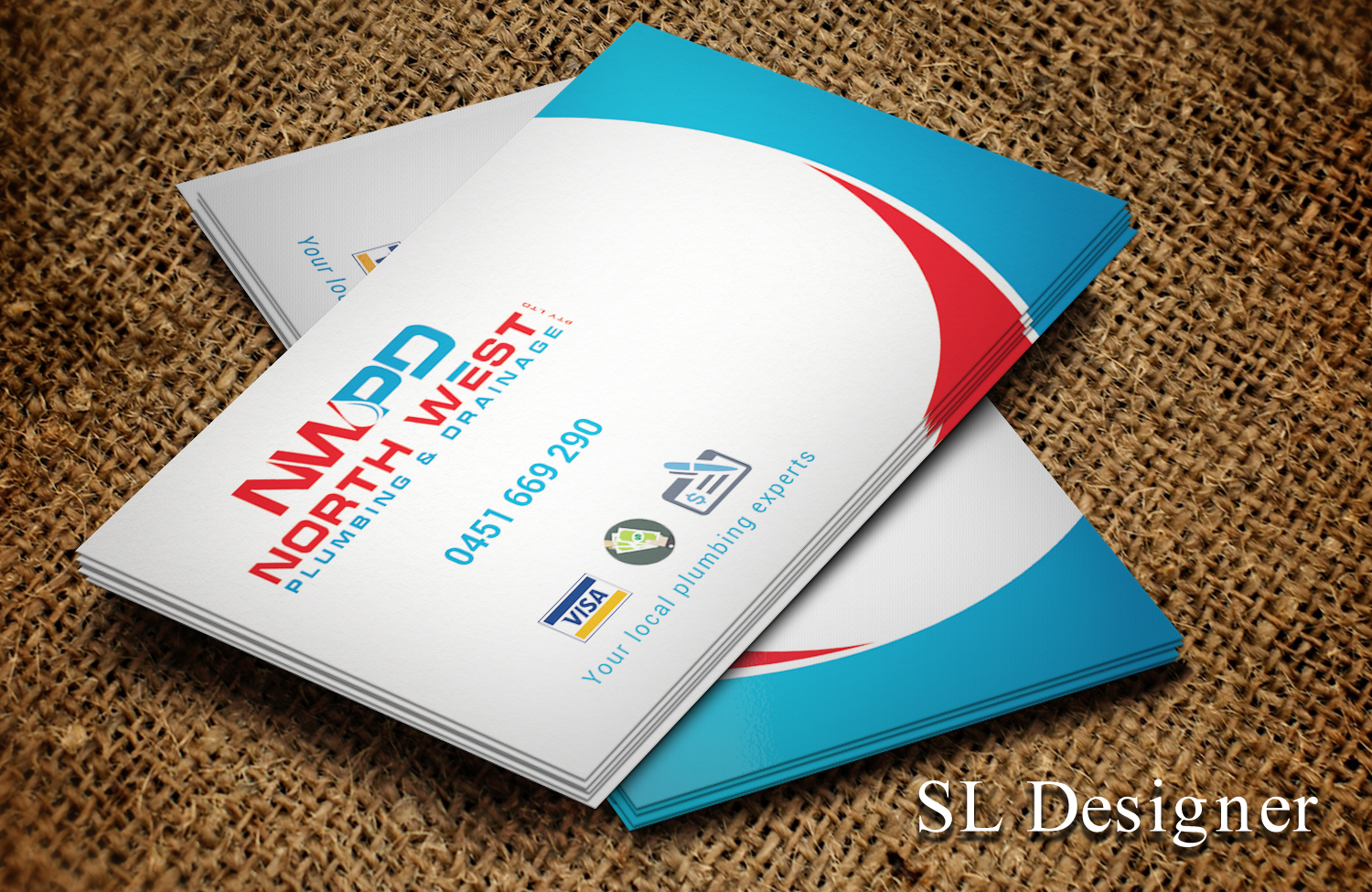 Visitenkarten-Design von SL Designer für North West Plumbing & Drainage Pty Ltd | Design #17929934
