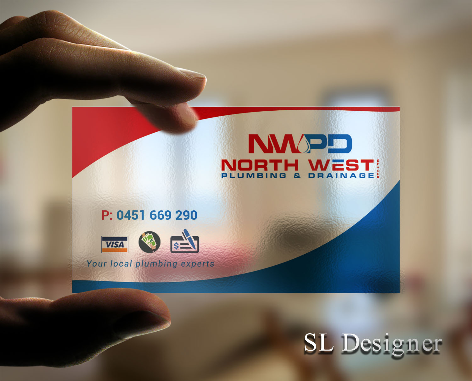 Diseño de Tarjeta de Presentación por SL Designer para North West Plumbing & Drainage Pty Ltd | Diseño #17929936