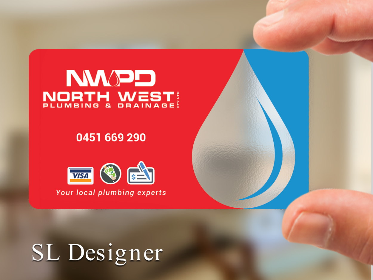 Business Card Design by SL Designer for North West Plumbing & Drainage Pty Ltd | Design #17929937