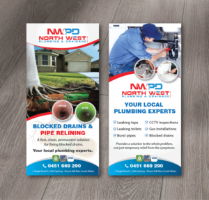 Flyer Design by alex989 for North West Plumbing & Drainage Pty Ltd | Design: #17927867
