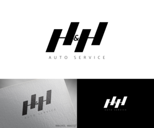 Logo Design by rhycoz for H & H AUTO | Design #18021343