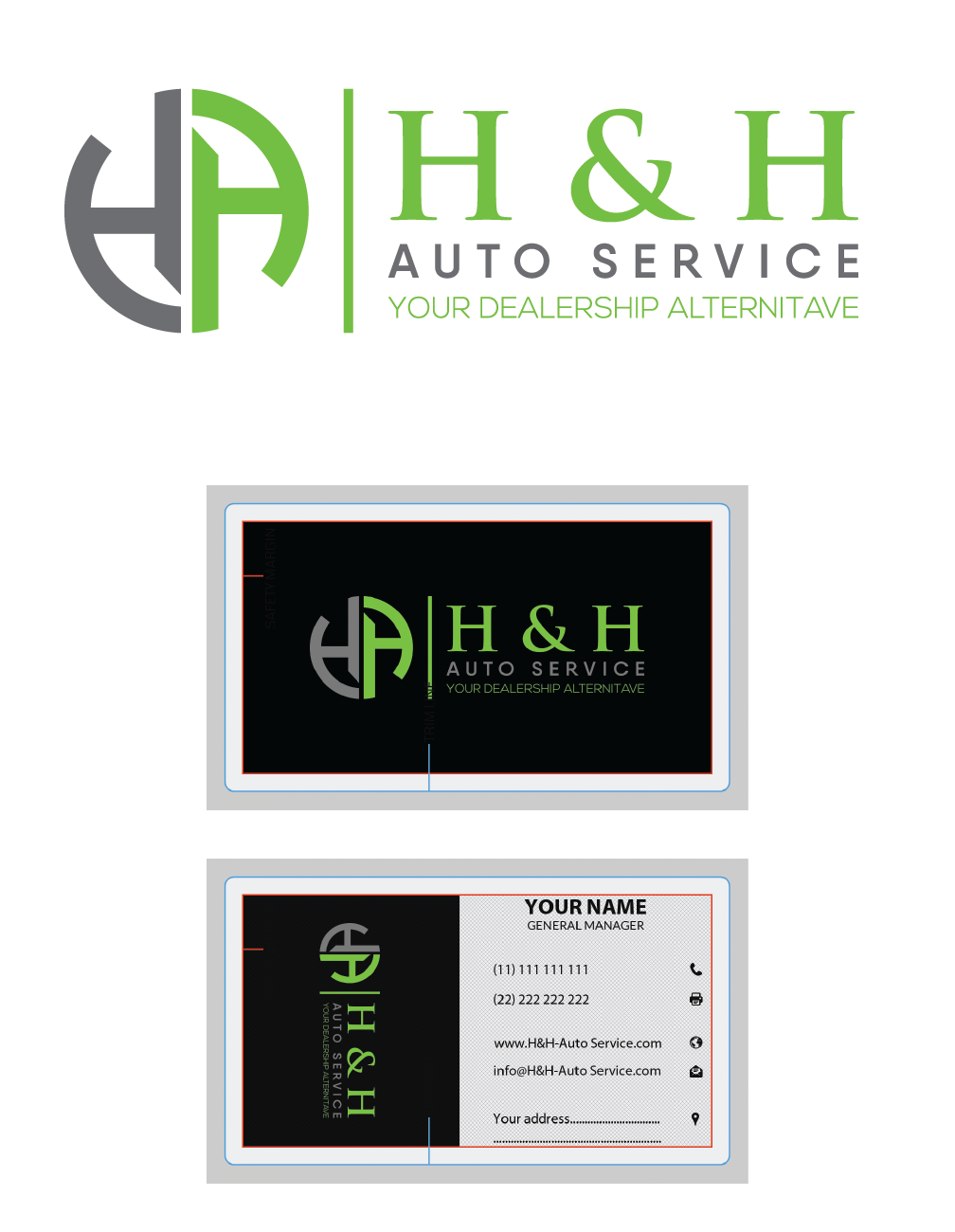 Diseño de Logo por T? Minh para H & H AUTO | Diseño: #17945815