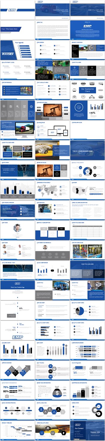 PowerPoint Design by Imazing for Engineered Machined Products, Inc | Design #18196623