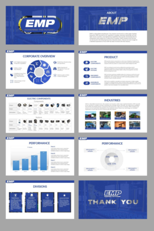 PowerPoint-Design von MelHD für Engineered Machined Products, Inc | Design #18277630