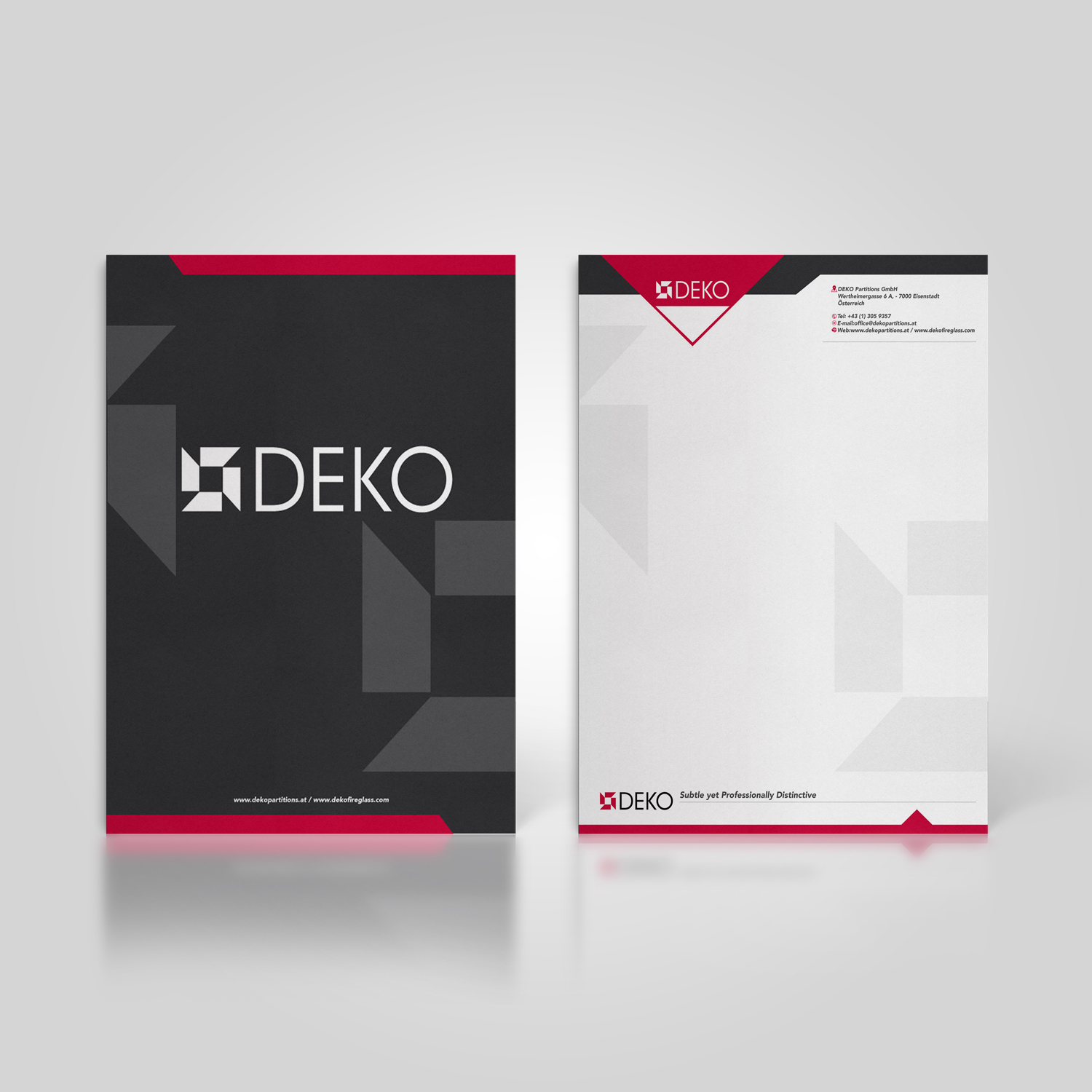 Diseño de Membrete por Sushanta_Halder para DEKO Partitions GmbH | Diseño #17960873