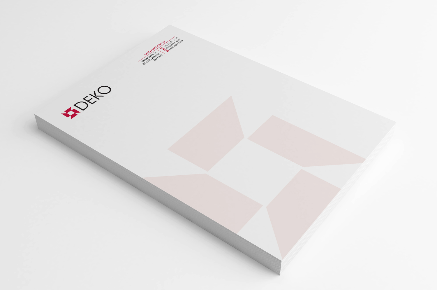Letterhead Design by SL Designer for DEKO Partitions GmbH | Design #17965488