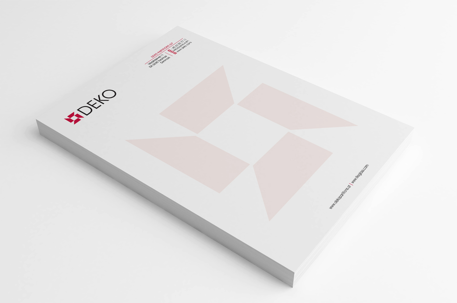 Letterhead Design by SL Designer for DEKO Partitions GmbH | Design #18002696