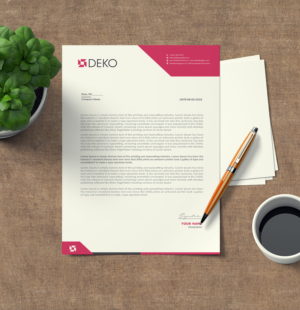 International Supplier needs an eye catching profssional letterhead and continuation page | Letterhead Design by bdesigner9