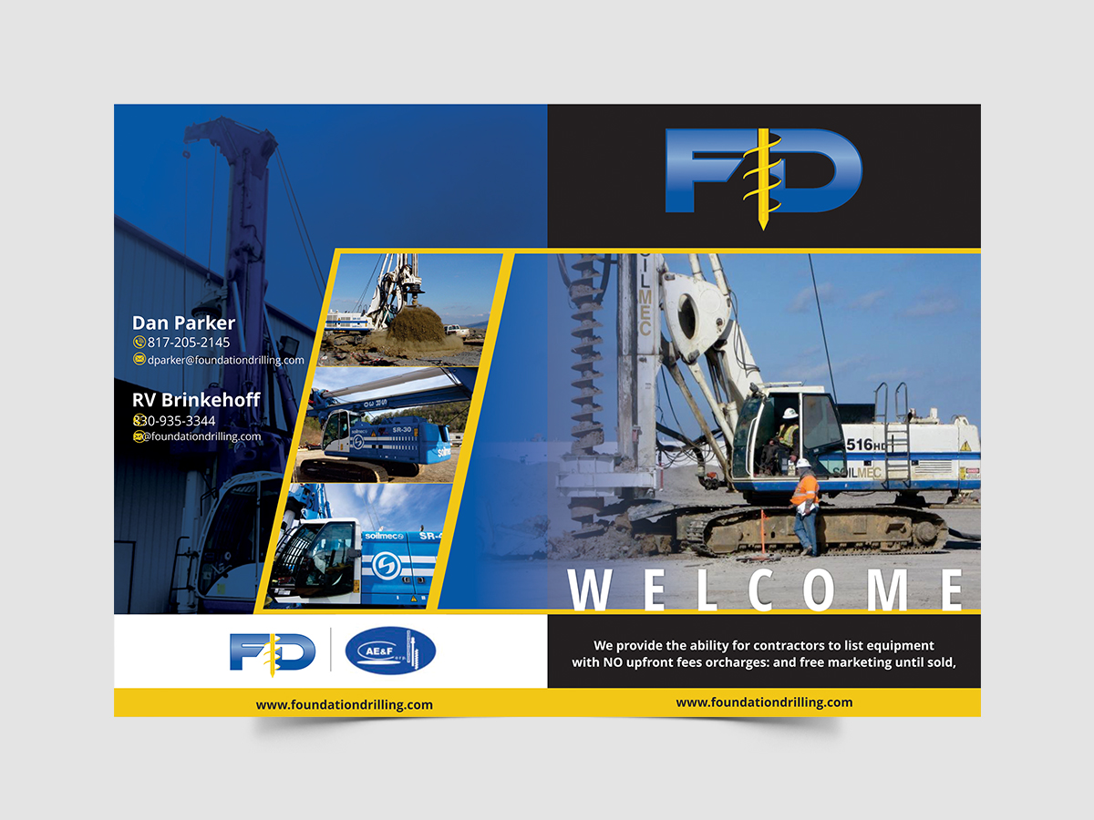 Diseño de Flyer por Aurora:) para Foundation Drilling | Diseño #17934338