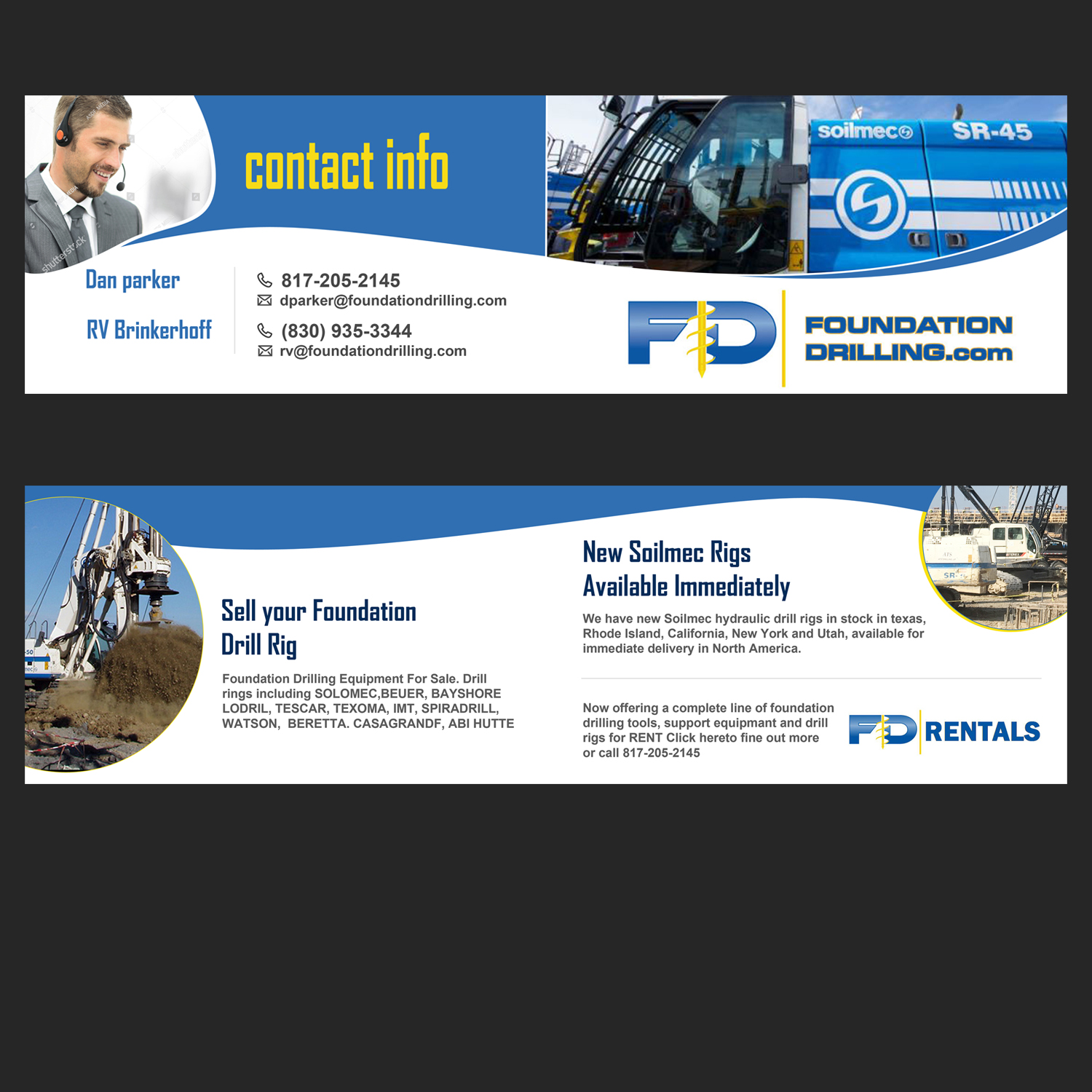 Flyer-Design von J.J Designer für Foundation Drilling | Design #17930264